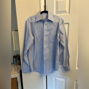 Brooks Brothers Blue Dress Shirt Classic Cotton
